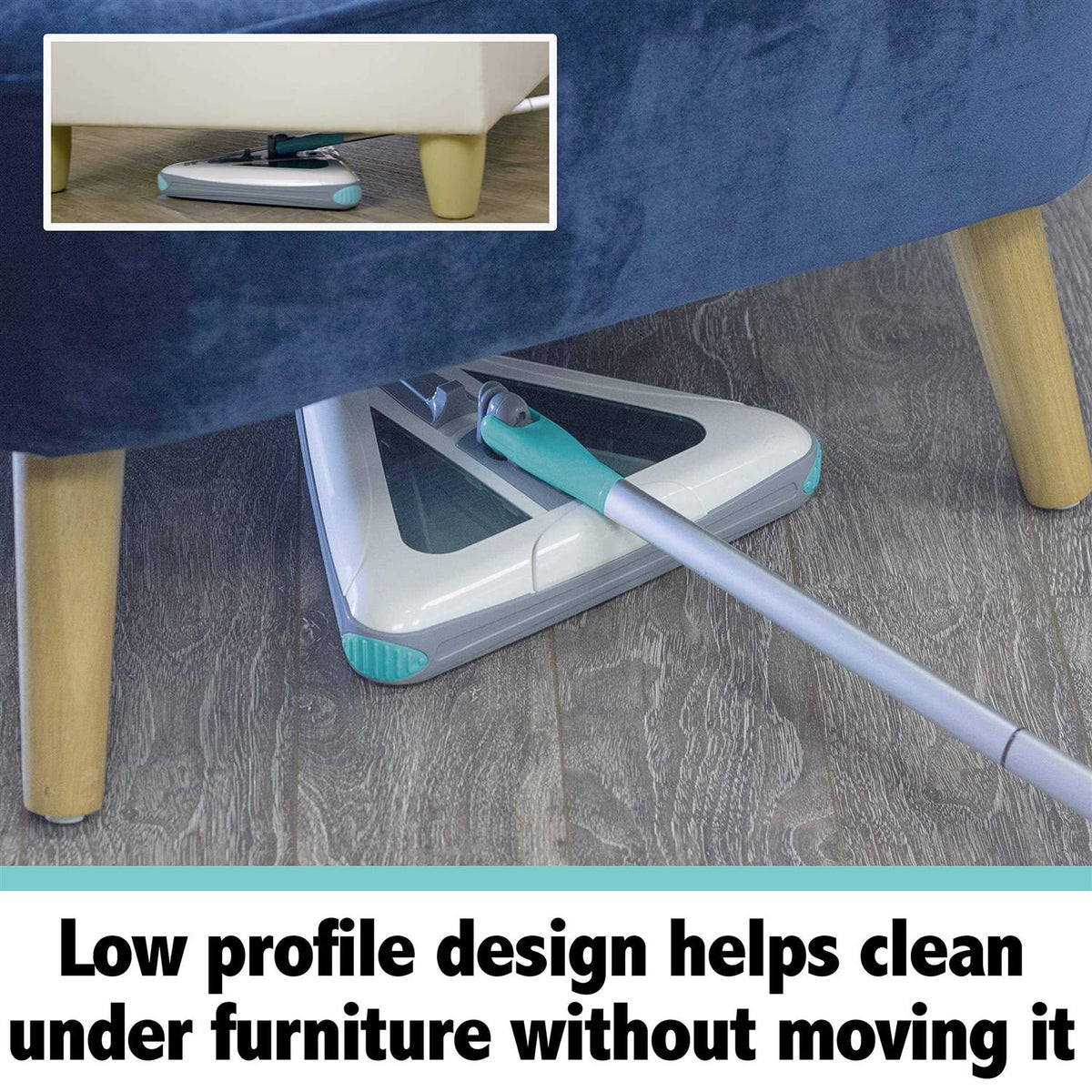 Zippi Sweeper Cordless Lightweight Floor Sweeper