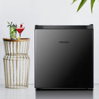 Hisense Single Door Mini Refrigerator, Black, 1.6 Cu Ft - WMS017M6XBE