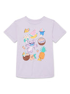 Hello Kitty Animal Print Girls Short Sleeve Graphic T-Shirt, Sizes 4-16