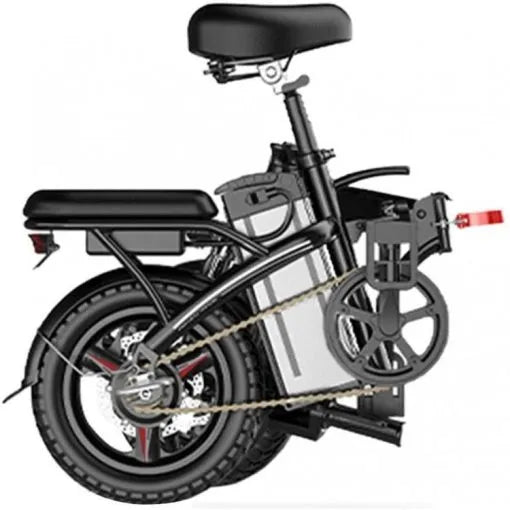 Folding Electric Bike, 250W Fat Tire, Black