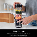 Ninja Blast Portable Personal Blender, Cordless, 18 oz, Metallic Purple - BC151PL
