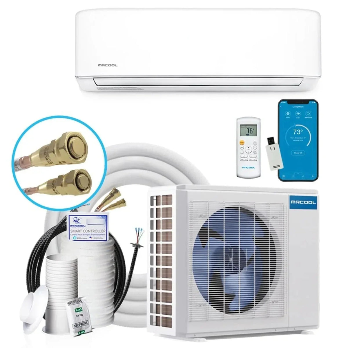 MRCOOL Ductless Mini-Split, Energy Star, White - 4th Gen