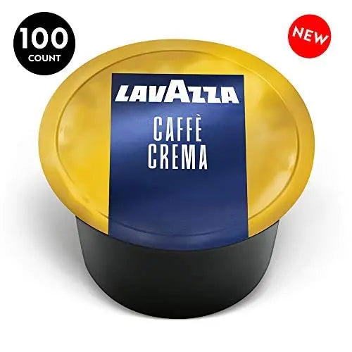 Lavazza Blue Caffe Crema Espresso Capsules, 100% Arabica, 100 Count, Italian Roast - I0100196
