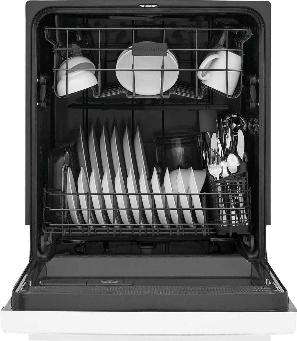 FRIGIDAIRE Built-In Dishwasher, 24 in, White - FDPC4314AW
