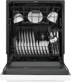 FRIGIDAIRE Built-In Dishwasher, 24 in, White - FDPC4314AW