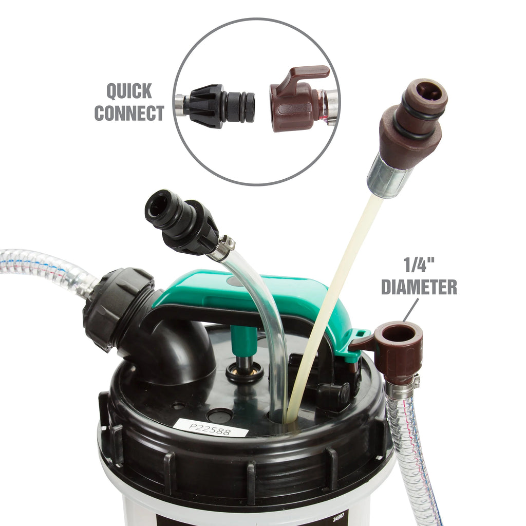 OEMTOOLS Pneumatic/Manual Fluid Extractor 1.5 Gallon (6L) - 24937