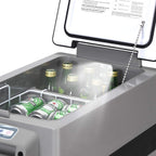 Portable Refrigerator/Freezer, 44 Quart - Compact Car Fridge