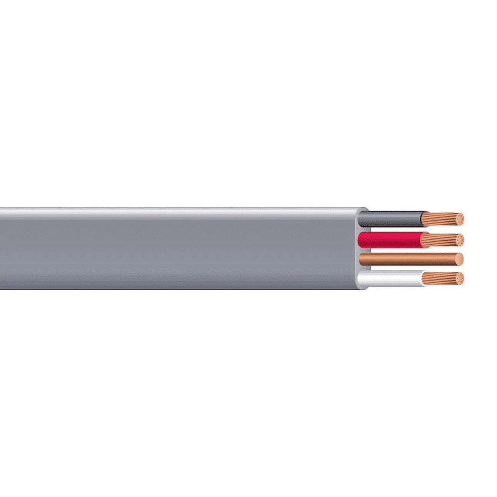 100' 8/3 UF-B Copper Underground Feeder Cable With Ground, Gray, 600V