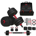 SmartBell Gym 60lb 4-in-1 Adjustable Dumbbell, Barbell And Kettlebell Set - 8397WM