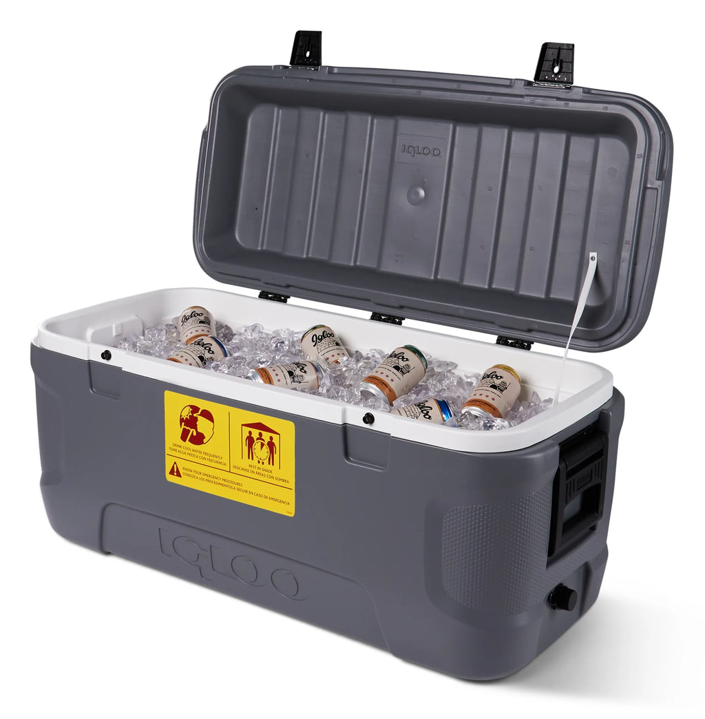Igloo Workman Series Chest Cooler, 120 qt, Gray
