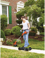 BLACK+DECKER Cordless 3-in-1 String Trimmer, Lawn Mower And Edger, 12-Inch, 20V - MTC220