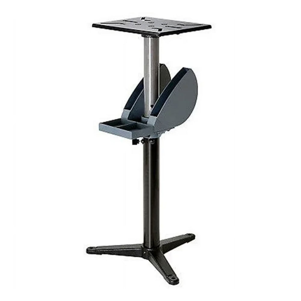 Master Mechanic Adjustable Cast Iron Grinder Pedestal With Tool Holder - 25.25 x 22.25 x 4.87 inches