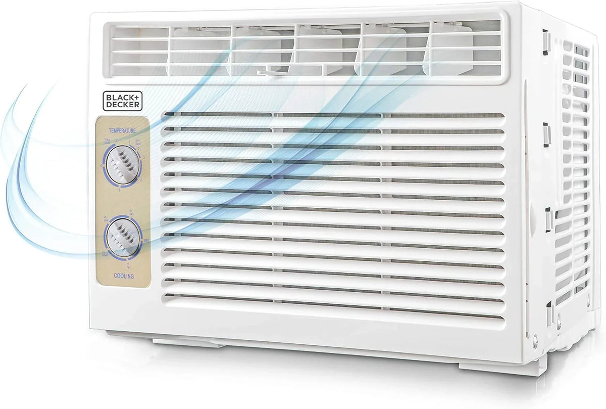 BLACK+DECKER Window Air Conditioner 12000 BTU, White
