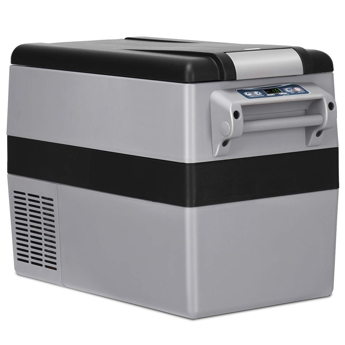 Portable Refrigerator/Freezer, 44 Quart - Compact Car Fridge