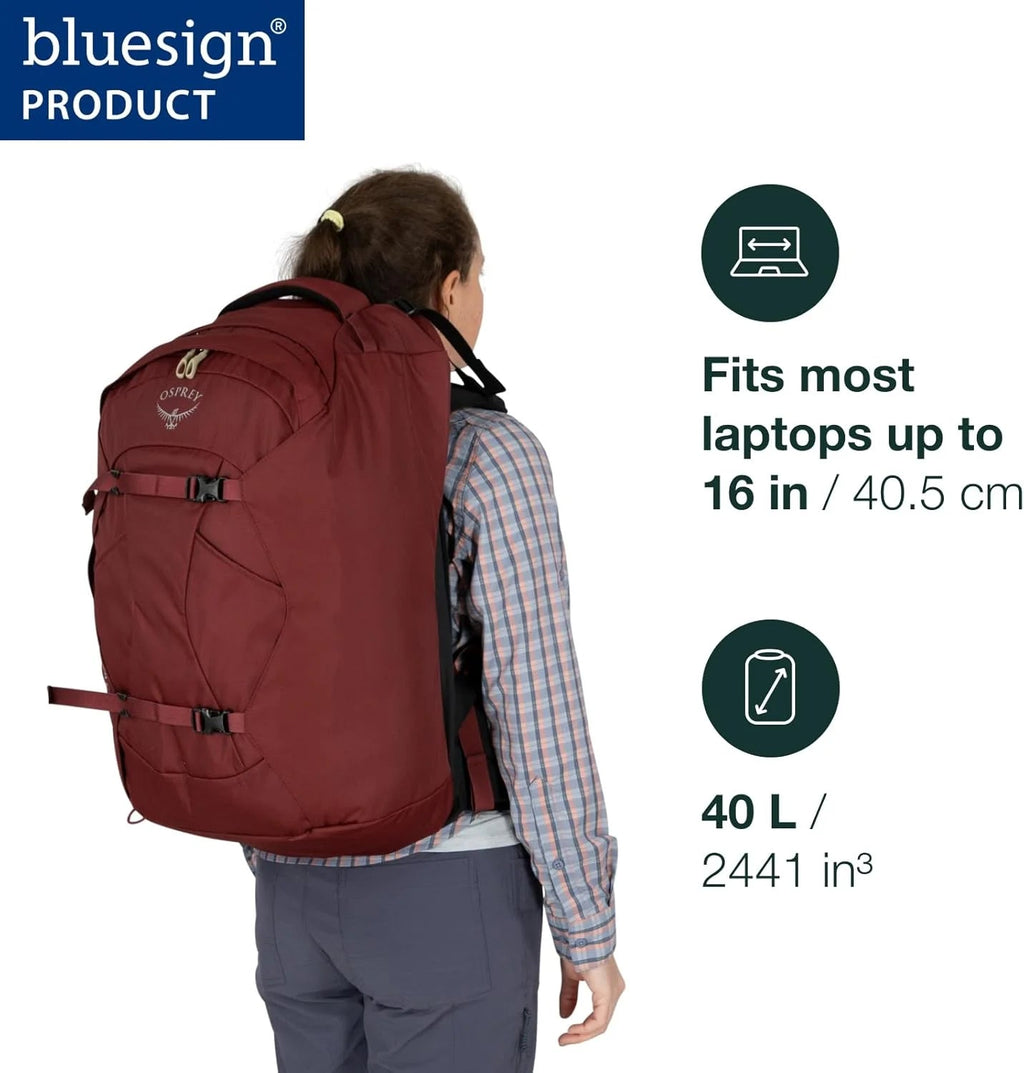 Osprey Fairview 40L Women's Travel Backpack - Winter Night Blue