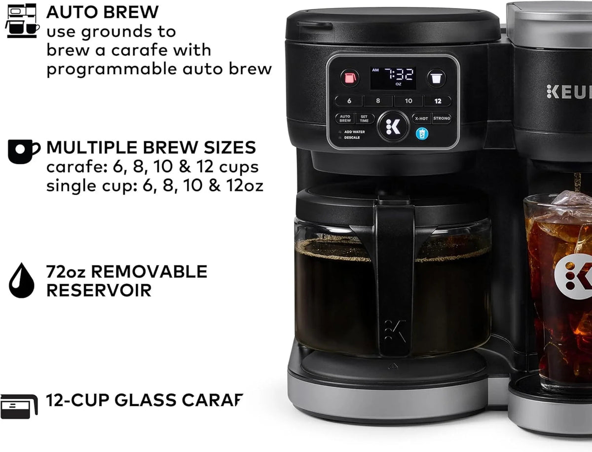 Keurig Hot & Iced Single Serve And Carafe Coffee Maker, 72oz - K-Duo Gen 2