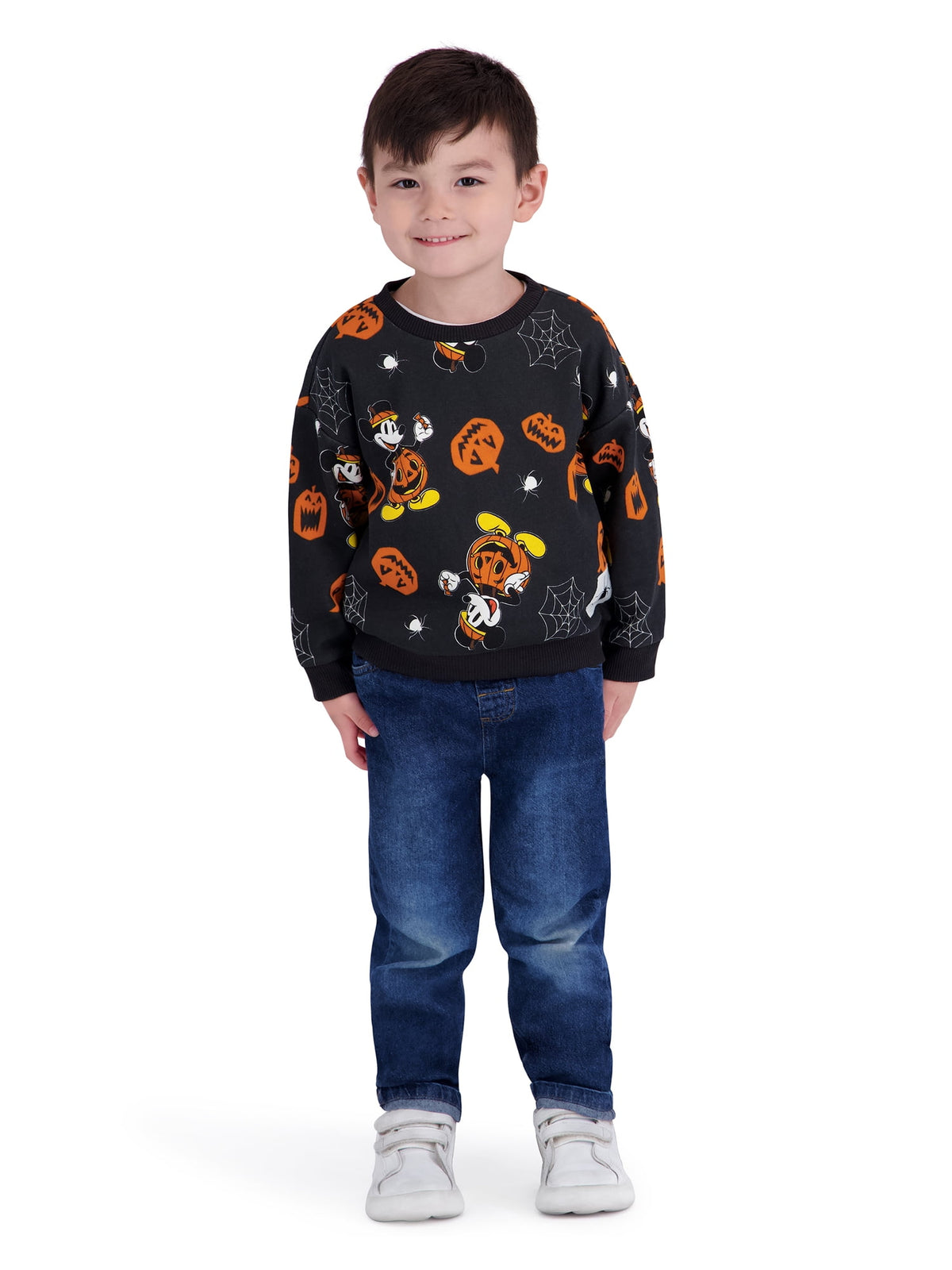 Nightmare Before Christmas Toddler Boy Long Sleeve Jack Skellington Sweatshirt