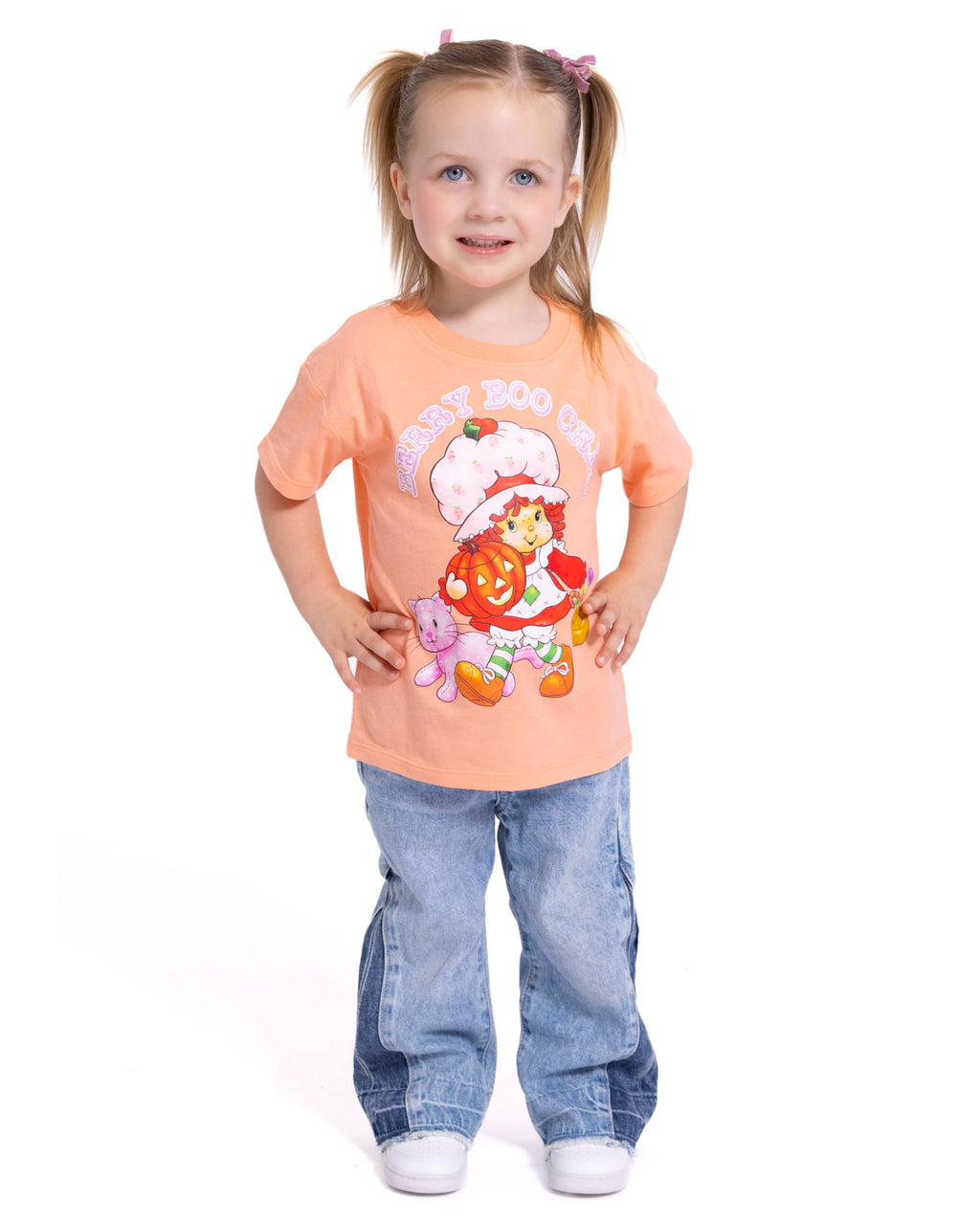 Strawberry Shortcake Toddler Girls Halloween Graphic Tee with Short Sleeves, Sizes 12M-5T