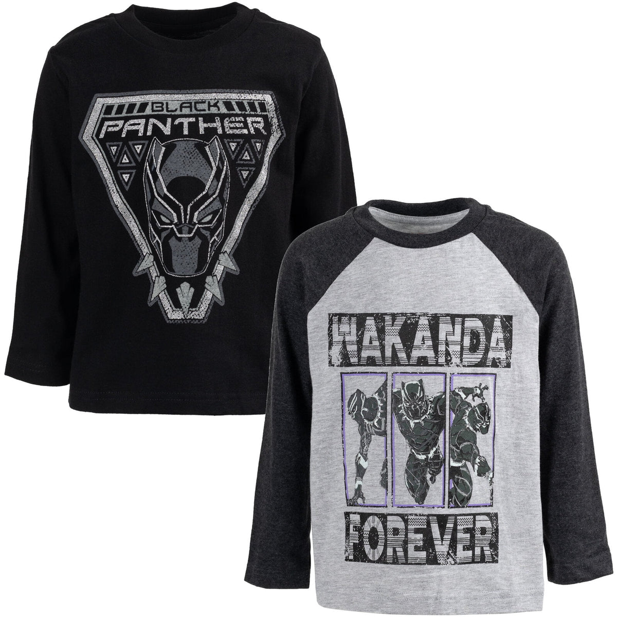 Marvel Spider-Man Toddler Boys 2 Pack Long Sleeve T-Shirts Toddler to Big Kid