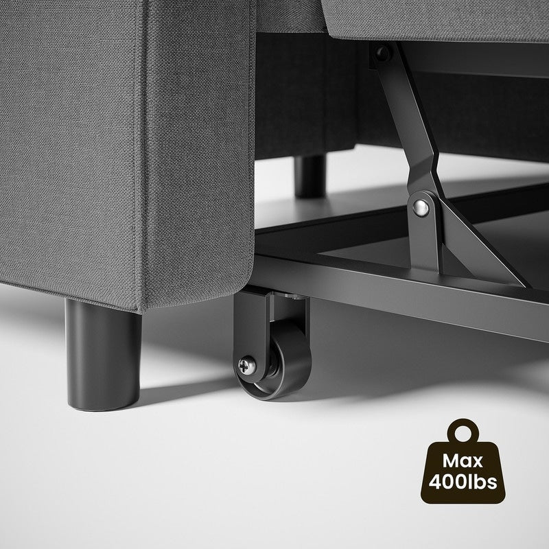 3-in-1 Adjustable Pull-Out Sleeper Sofa Bed With 330 Pounds Capacity