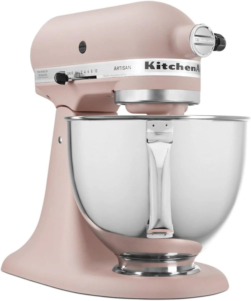 5-Quart Tilt-Head Stand Mixer With Stainless Steel Bowl, 10 Speeds