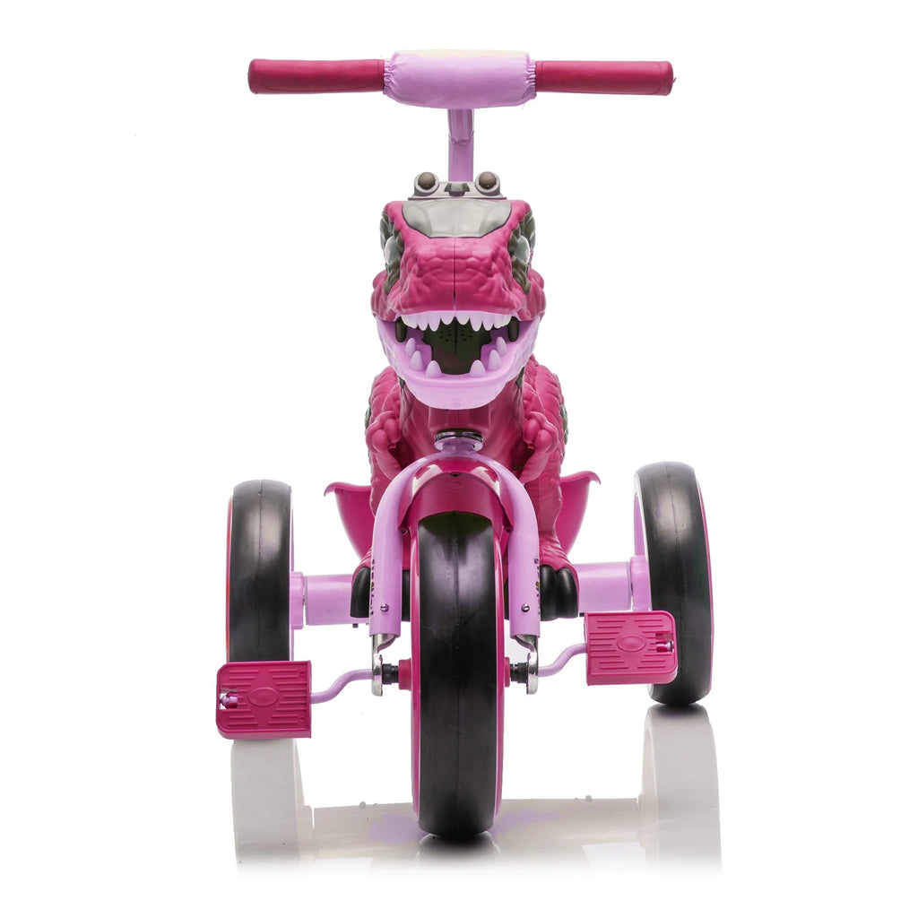 Xuanlur Kids' Dinosaur Tricycle With Flash Wheels, Music And LED Lights - Green