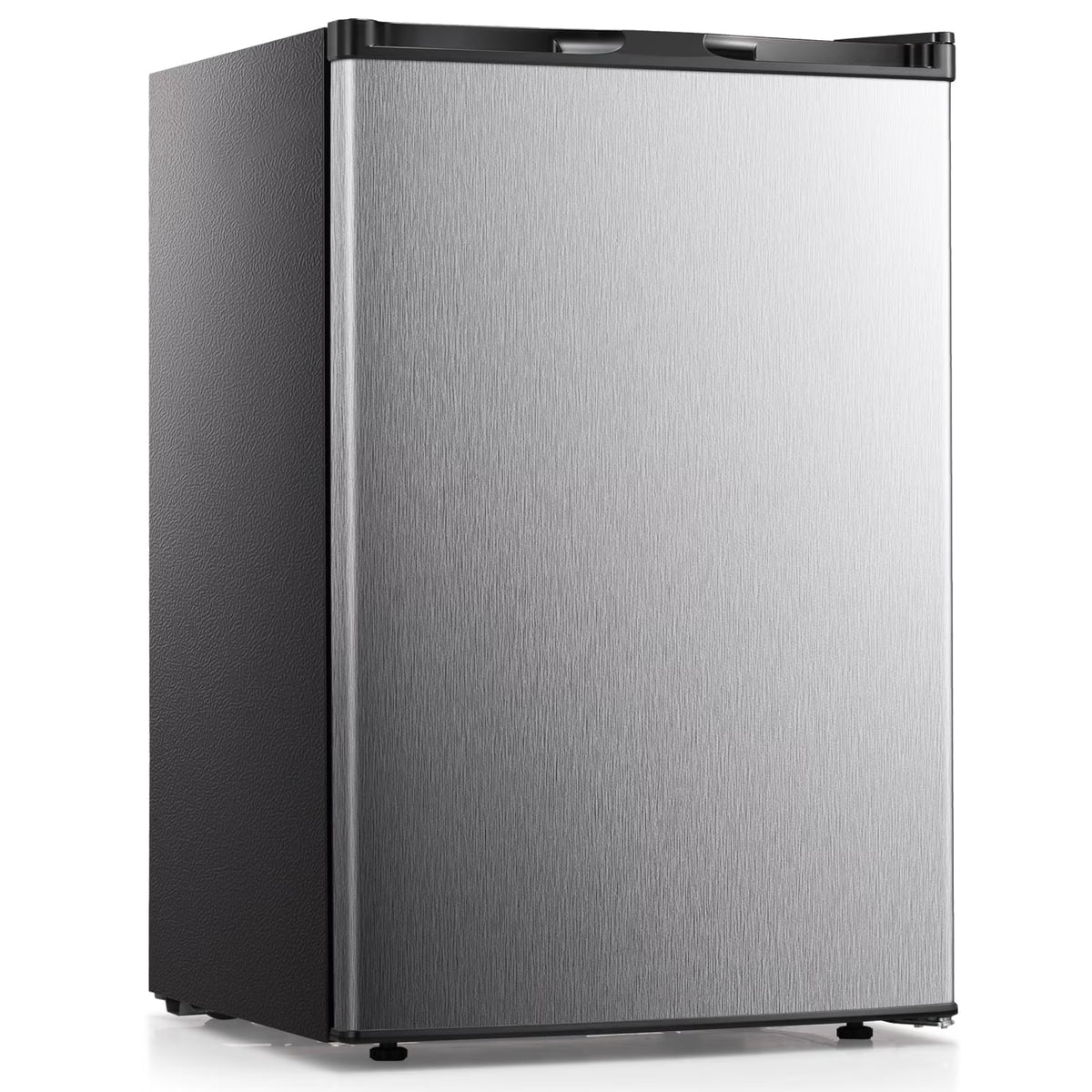 KNDKO 3.2Cu.ft Upright Freezer With Removable Shelves And Adjustable Thermostat - Silver