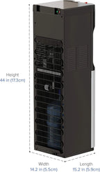 Brio Bottom Loading Water Cooler Dispenser for 3 or 5 Gallon Bottles - Hot, Room and Cold