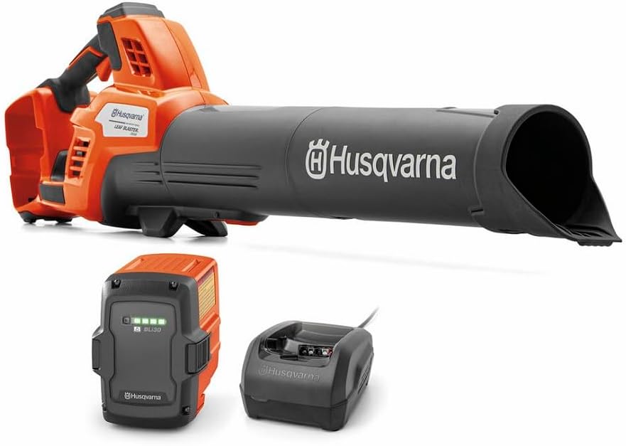 Husqvarna Leaf Blaster 350iB Cordless Leaf Blower 200-MPH 800-CFM 40V 7.5 Ah Battery And Charger - 970569904