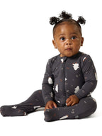 Modern Moments by Gerber Neutral Two-Way Zip Halloween Viscose Sleep ´N Play Footed Pajama, Sizes Newborn - 6/9 Months