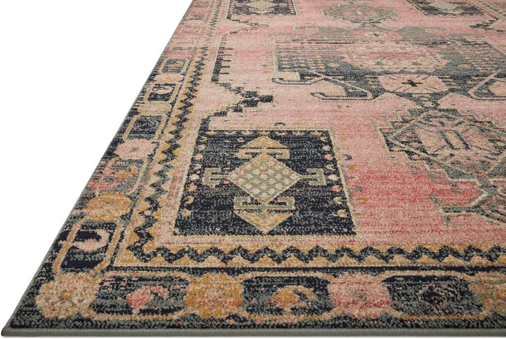 Loloi Jocelyn Collection Area Rug, Rose/Rose, 7'-10" x 10', .38" Thick - JOC-06