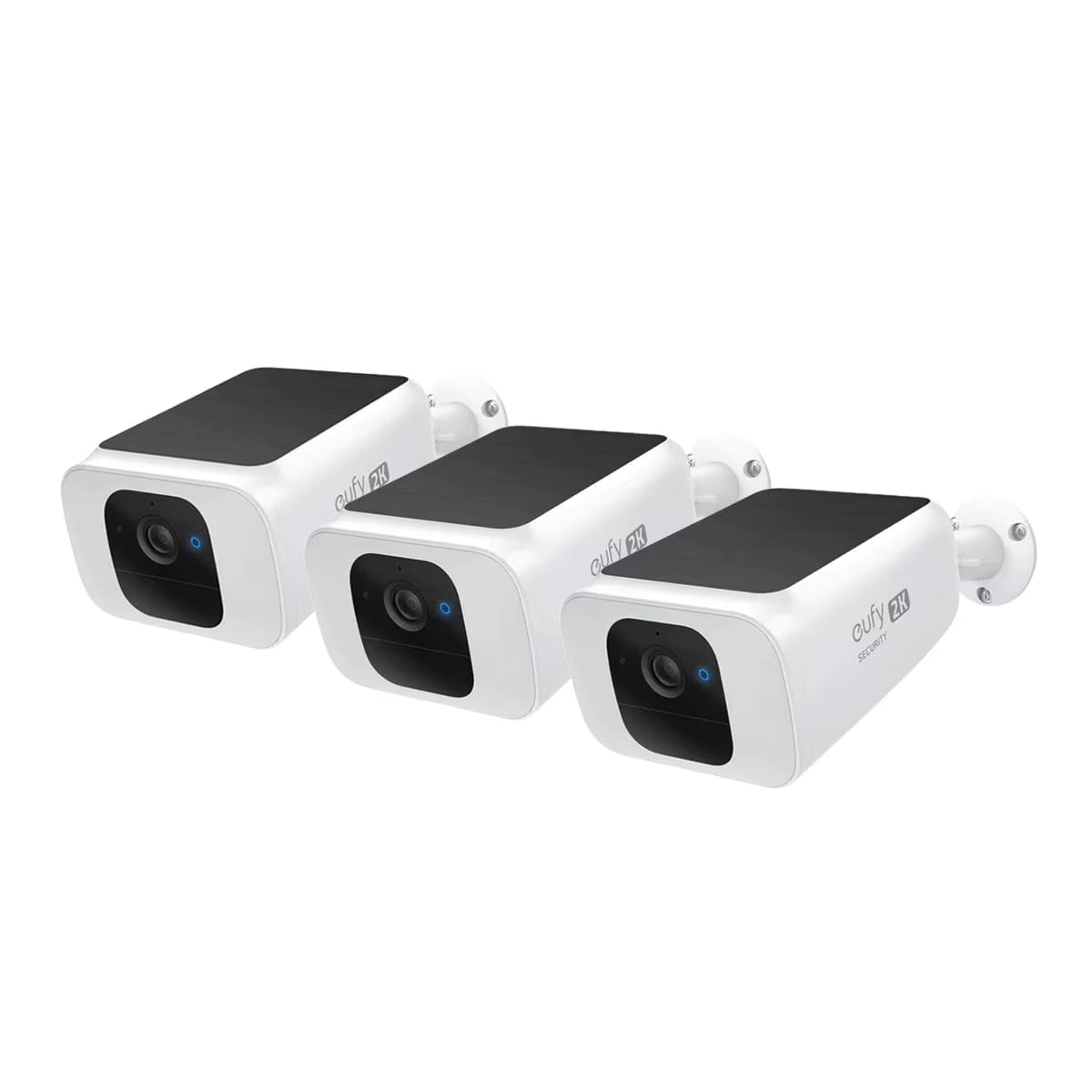 Eufy SoloCam S230 Solar Security Camera 4K UHD White 4-Pack - S40