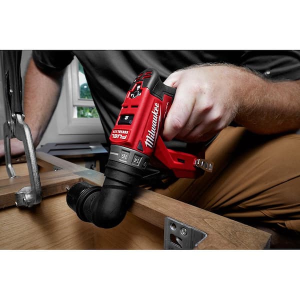 Milwaukee M12 FUEL 12V Lithium-Ion Brushless Cordless 4-in-1 3/8 in. Installation Drill Driver Kit With 4 Tool Heads