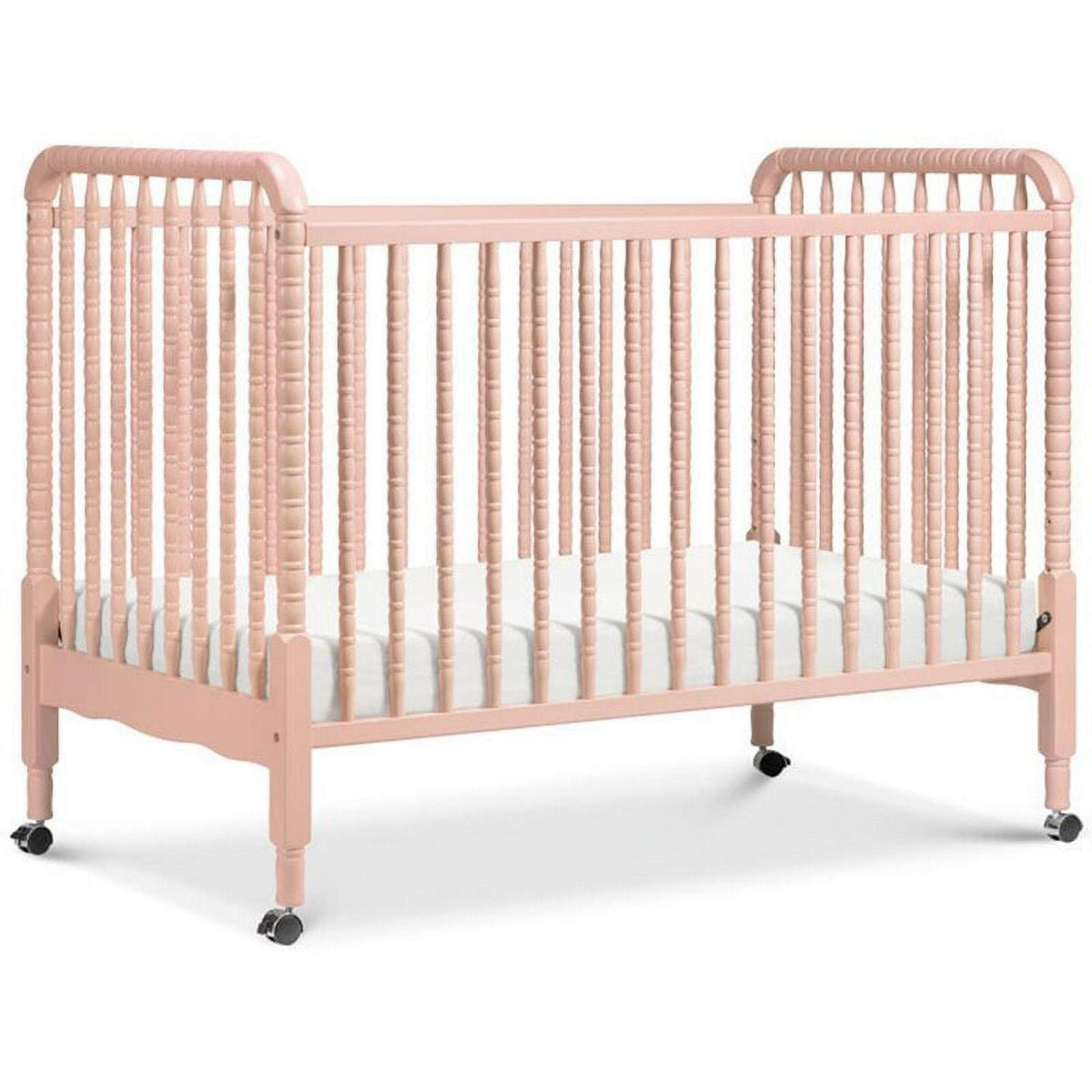 DaVinci Jenny Lind 3-in-1 Convertible Crib, Pink Blush, 55 x 31 x 41 in - M7391BL