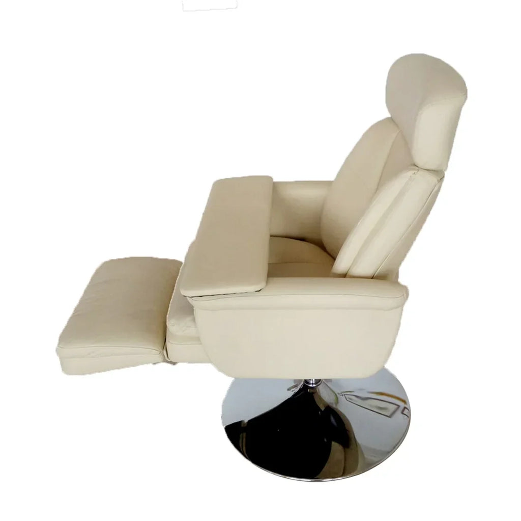 INTBUYING Facial Beauty Spa Salon Chair, White, Pneumatic 440LB Capacity, 360 Degree Rotation - TT-300100