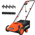 MAXLANDER Electric Dethatcher And Scarifier, 13in 12Amp 2-In-1 With 30L Collection Bag