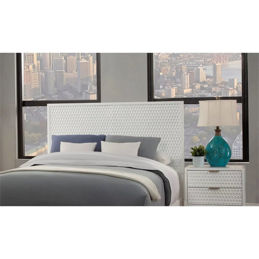 Home Square 3 Piece Furniture Set With 2-Drawer Nightstand And Full Wood Headboard