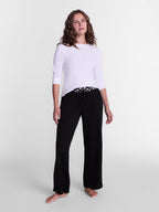 Women’s Halloween Printed Foldover Waistband French Terry Lounge Pants, 29" Inseam