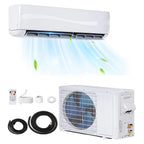 9000 BTU 17 SEER2 Ductless Mini Split Air Conditioner And Heater, 208-230V - White