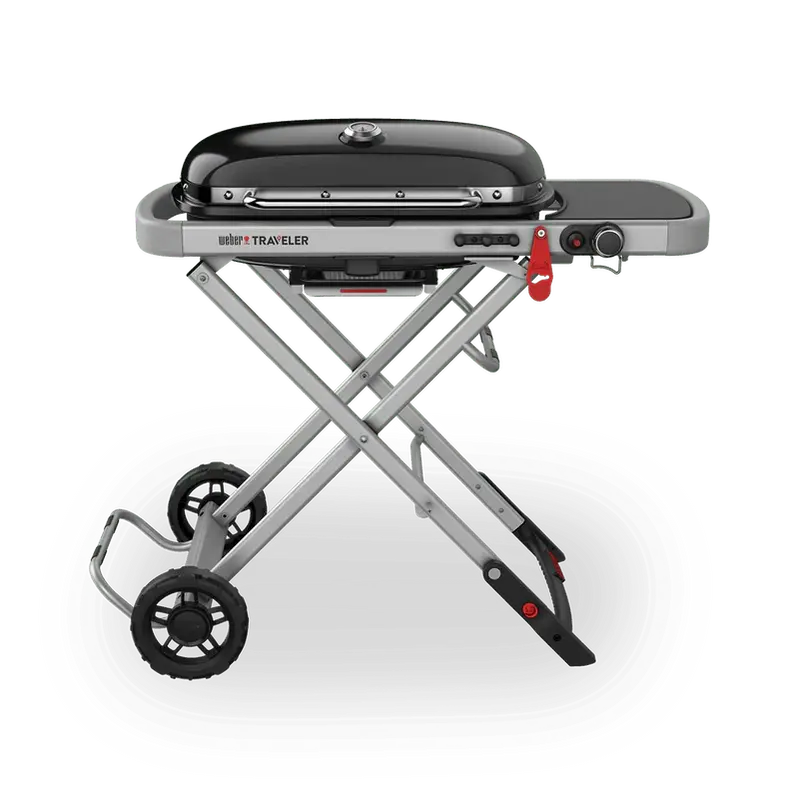 Weber Traveler Portable Propane Gas Grill - 20 lb, 43.6 W