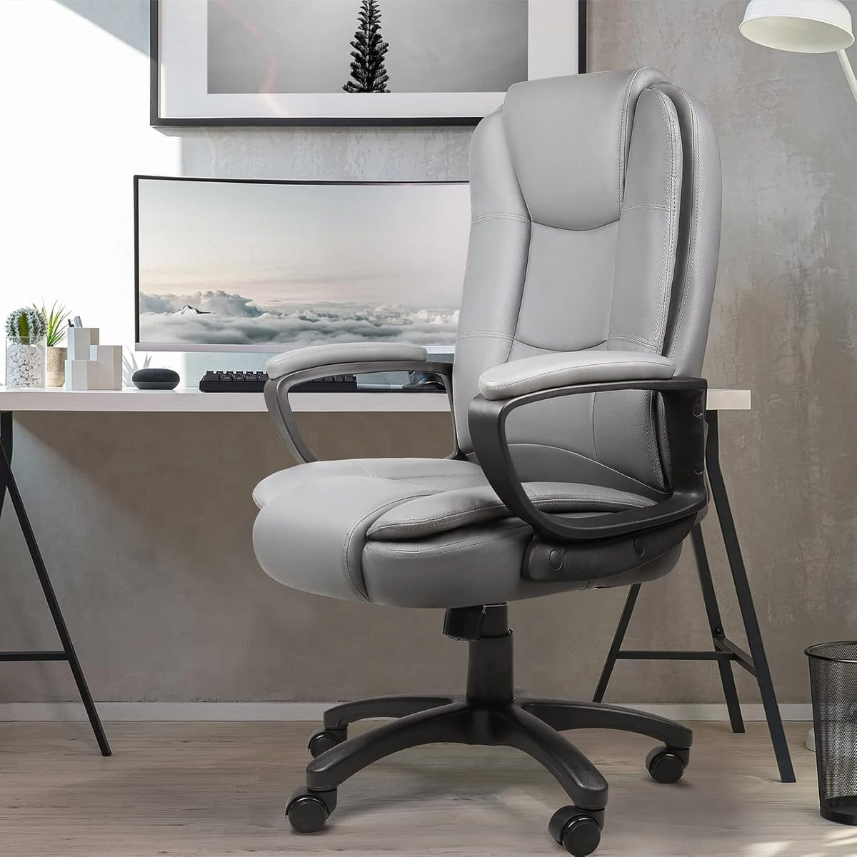 400 LBS Big And Tall Heavy Duty Ergonomic High-Back Office Chair