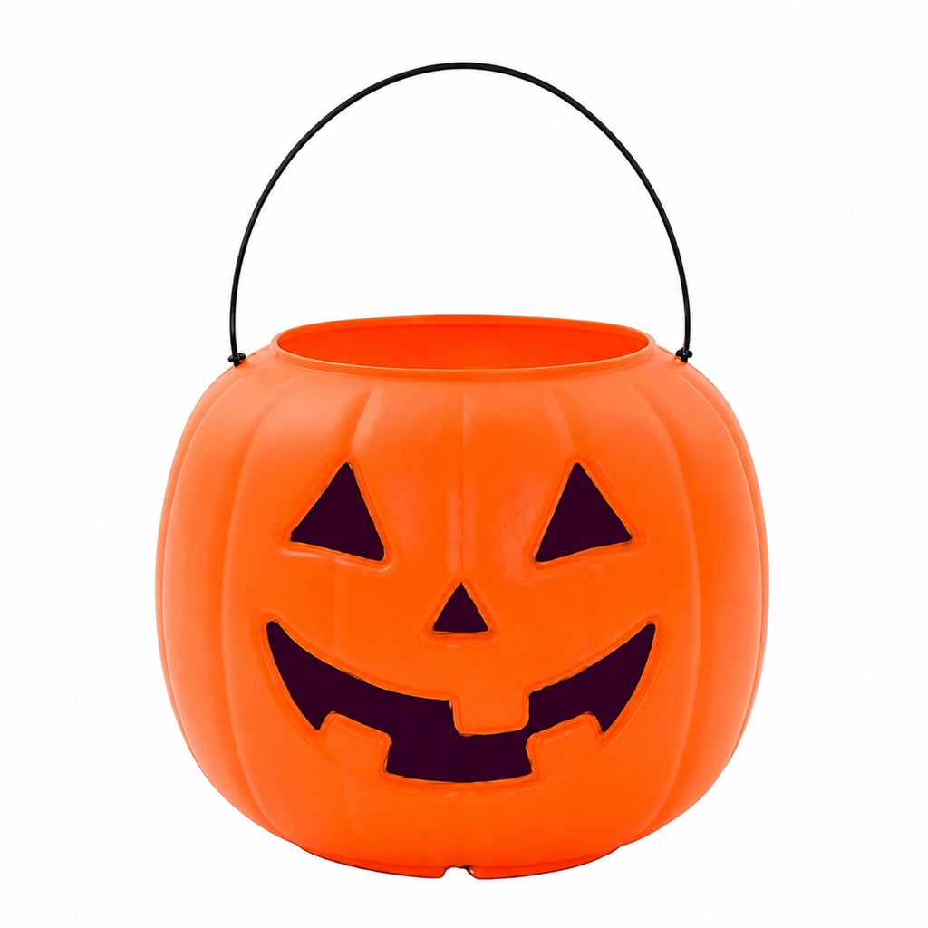 Jack-o'-Lantern Trick-or-Treat Pail, Orange, 8", Halloween by Way To Celebrate