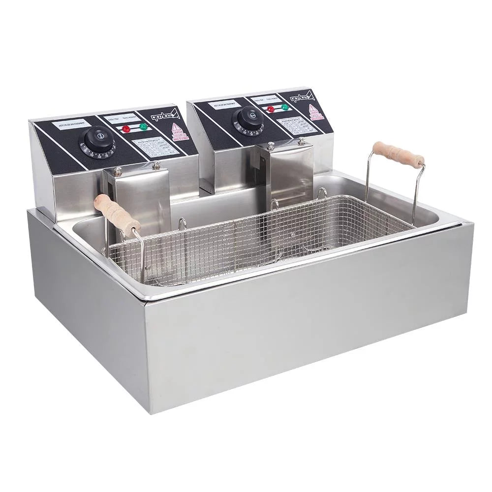 Winado Stainless Steel Deep Fryer, 23.26Qt/22L