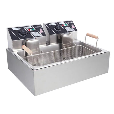 Winado Stainless Steel Deep Fryer, 23.26Qt/22L