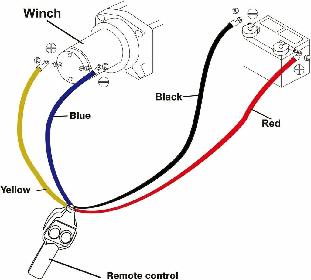 X-BULL 12V Electric Winch, 2500LBS/1134KGS Steel Cable, Wireless