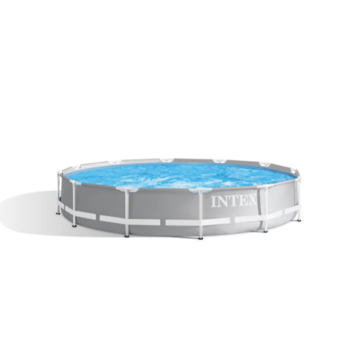 Intex Prism Frame Above Ground Swimming Pool 14ft x 42in With Pump - 26719EH
