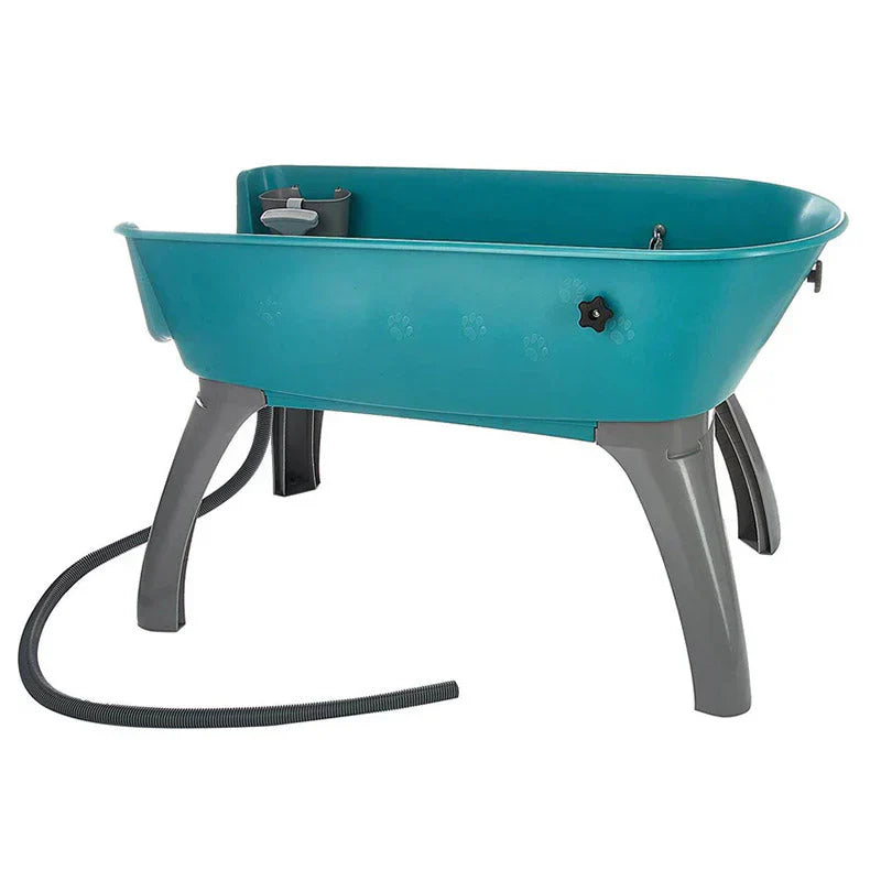 Elevated Dog Bath X-Large, Blue - 50 in x 21.25 in x 15 in