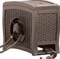 Suncast Aquawinder 125 Wicker Garden Hose Reel - Java