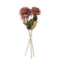 My Texas House Fall Faux Rose Bundle, Light Brown, 20"