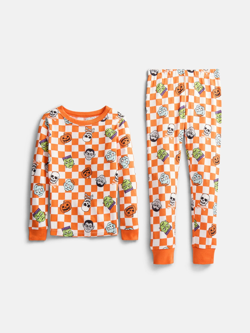 Halloween Boys' Glow In the Dark Top and Pants Pajama Set from Way to Celebrate, 2-Piece